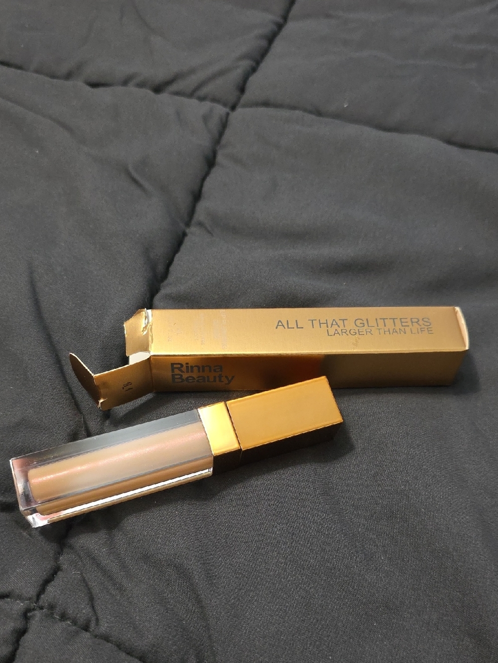 Rinna Beauty All That Glitters Lip Gloss - Gold
